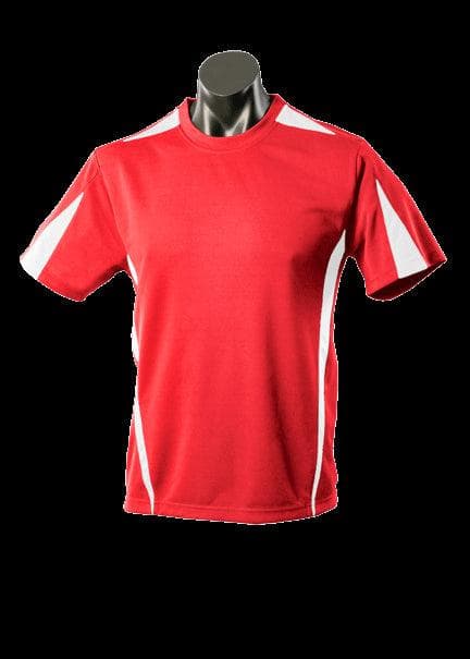 Mens Eureka Tee Red/White