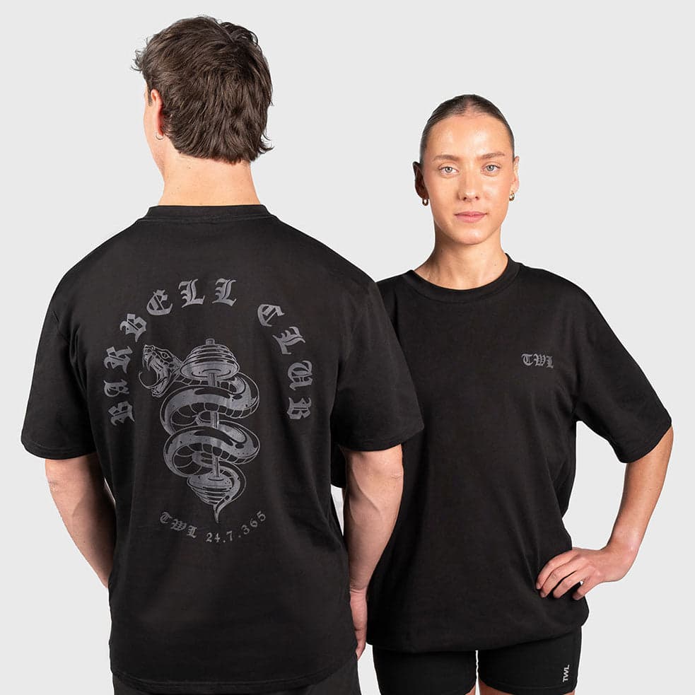TWL - LIFESTYLE OVERSIZED T-SHIRT - BARBELL CLUB 3.0 - SNAKE/BLACKOUT