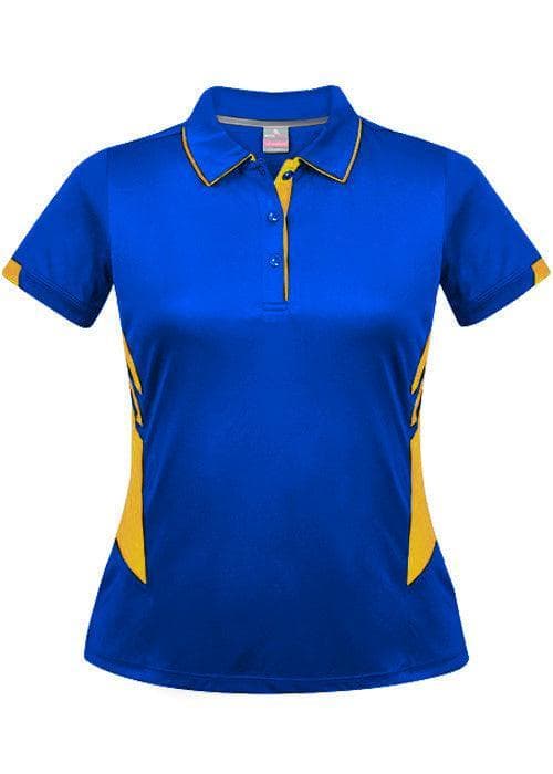 Ladies Tasman Polo Royal/Gold