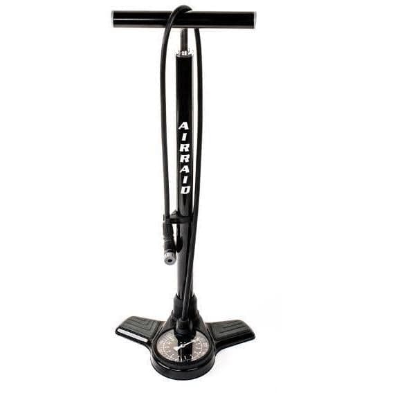 QBP Air Raid Floor Pump Twin Head Valve 160 Psi