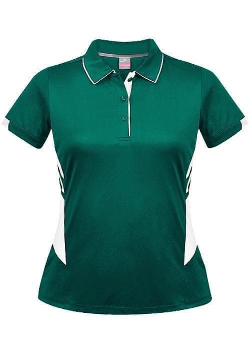 Ladies Tasman Polo Bottle/White
