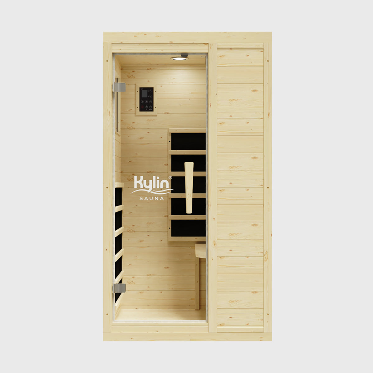 Kylin Sauna - Nordic Spruce Carbon Infrared Sauna 1 Person KY-1E5