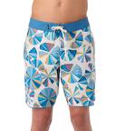 O'Neill Men's 19" Hyperfreak Mysto Scallop Board Shorts