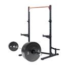 Orbit Half Rack with 80KG Black Bumper Plate Package