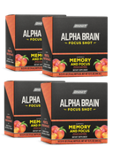 Alpha BRAIN® Focus Shot - Peach (2.5 fl oz, 24 ct)